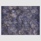 Gothic Grunge Indigo  Seidenpapier (Vorderseite)