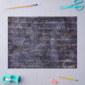 Gothic Grunge Indigo  Seidenpapier (Basteln)