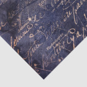 Gothic Grunge Indigo  Seidenpapier (Detail)