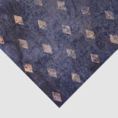 Gothic Grunge Indigo  Seidenpapier (Detail)