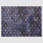 Gothic Grunge Indigo  Seidenpapier (Vorderseite)