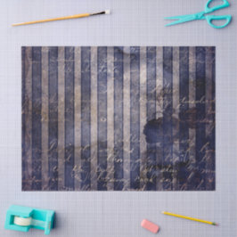 Gothic Grunge Indigo Seidenpapier