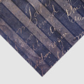 Gothic Grunge Indigo  Seidenpapier (Detail)