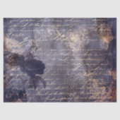 Gothic Grunge Indigo  Seidenpapier (Vorderseite)