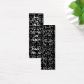 Gothic grunge Save the Date Mini-Buchmarken (Schreibtisch)