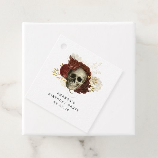 Gothic Grunge Skull Geschenkanhänger (Beispiel)