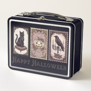 Gothic Gruseliger Halloween, Himmlische Hexen-Deko Metall Brotdose