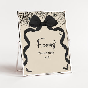Gothic Gruseliger Kleiner Boo-Geschenke Schild