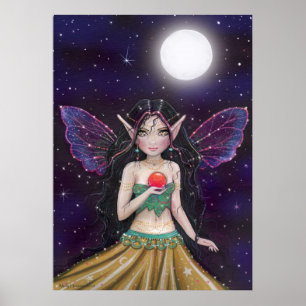 Gothic Gypsy Fairy Poster von Molly Harrison