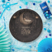 Gothic Halbmond Sterne Baby Shower Pappteller (Party)