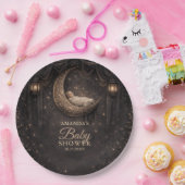 Gothic Halbmond Sterne Baby Shower Pappteller (Party)