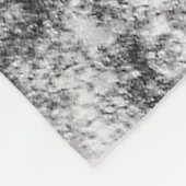 Gothic Half Skull Kopf Cool Schwarz und Weiß Grung Fleecedecke (Ecke)