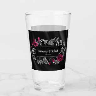 Gothic Hallowedding Skeletal Hands Burgundy ID866 Glas
