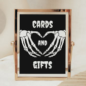 Gothic Halloween Baby Shower Cards und Geschenke S Poster