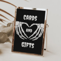 Gothic Halloween Baby Shower Cards und Geschenke S