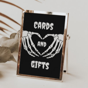 Gothic Halloween Baby Shower Cards und Geschenke S Poster
