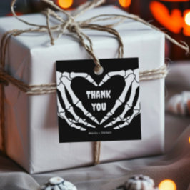 Gothic Halloween Baby Shower Geschenkanhänger