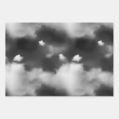 Gothic Halloween Black Castle Clouds Gifting Geschenkpapier Set (Vorderseite 3)