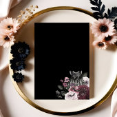 Gothic Halloween Black Dress Goth Girl Babydusche Einladung