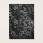 Gothic Halloween Black Orange Earring Display Card (Rückseite)