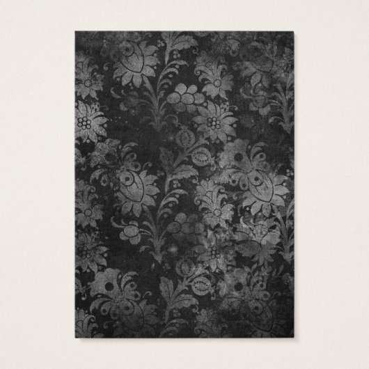 Gothic Halloween Black Orange Earring Display Card (Rückseite)