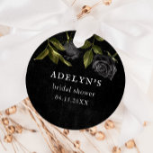 Gothic Halloween-Brautparty Geschenkanhänger