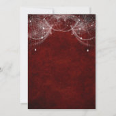 Gothic Halloween Bridal Dusche Einladung (Rückseite)