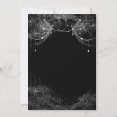 Gothic Halloween Bridal Dusche Einladung (Rückseite)