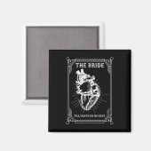 Gothic Halloween Bride Groom Wedding Bachelorette Magnet (Vorderseite/Rückseite)