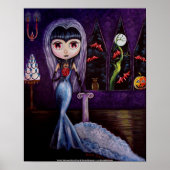 Gothic Halloween Bride Poster (Vorne)