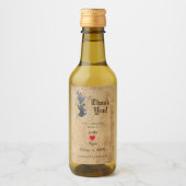 Gothic halloween Danke für das Weinflaschen-Label Weinetikett (Vorderseite)