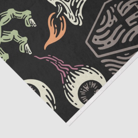 Gothic Halloween Decoupage ephemera Tissue Seidenpapier (Ausschnitt)