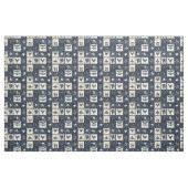 Gothic Halloween Denim Patchwork Pattern Stoff (Fat Quarter (45,7 x 55,9 cm))