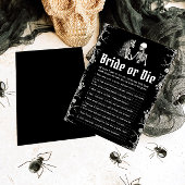 Gothic Halloween, der das beste Spiel der Braut ke Einladung