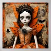 Gothic Halloween Doll Poster (Vorne)