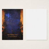 Gothic Halloween Earring Display Card (Vorne & Hinten)