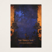 Gothic Halloween Earring Display Card (Vorderseite)