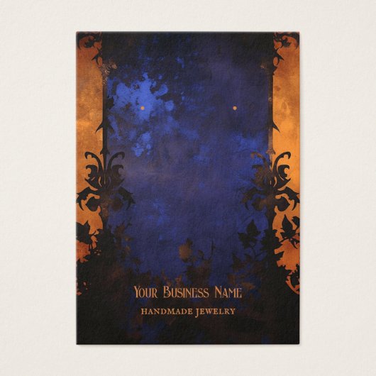 Gothic Halloween Earring Display Card (Vorderseite)