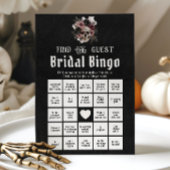 Gothic Halloween Finde das Game Bridal Bingo Einladung