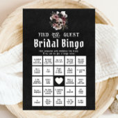 Gothic Halloween Finde das Game Bridal Bingo Einladung