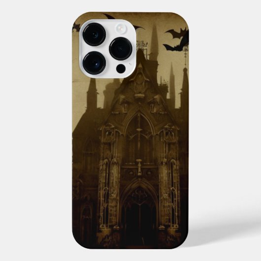 Gothic/Halloween/Fledermaus-Handy-Fall iPhone Hülle (Rückseite)