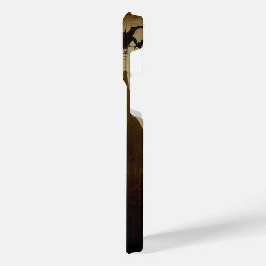 Gothic/Halloween/Fledermaus-Handy-Fall iPhone Hülle (Linke Seite)