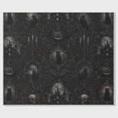 Gothic Halloween-Geschenkpapier Geschenkpapier (Flach)