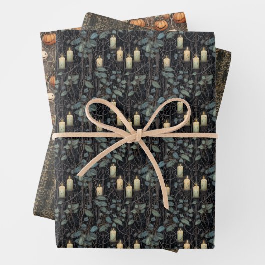 Gothic Halloween Geschenkpapier Set (Beispiel)