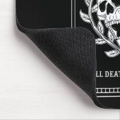Gothic Halloween Groom Bride Wedding Chelorette Pa Mousepad (Ecke)