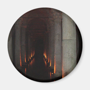 Gothic Halloween Hallway to Hell Magnet