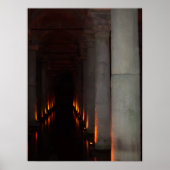 Gothic Halloween Hallway to Hell Poster (Vorne)