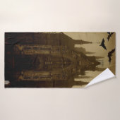 Gothic/Halloween/Herbst/Kürbis Badehandtuch (Badehandtuch)