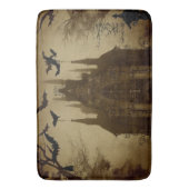 Gothic/Halloween/Herbst/Kürbis Badematte (Vorderseite Vertikal)