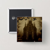 Gothic/Halloween/Herbst/Kürbis Button (Vorne & Hinten)